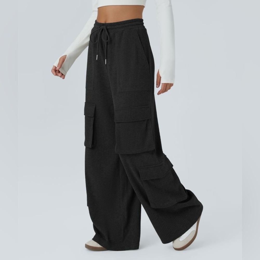 cargo pants, wide leg